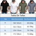 thumbnail image 2 of Sudadera Manga Corta De Verano Con Capucha Para Hombre, 2 of 5