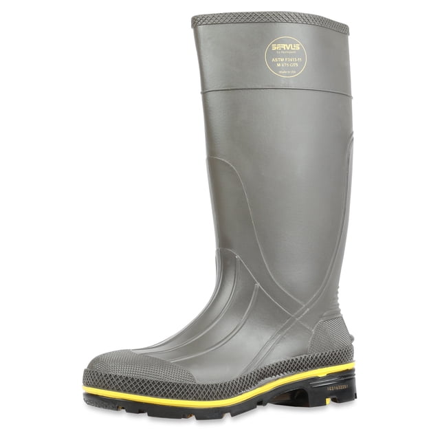 Botas de trabajo Servus Pro 15 con punta de acero de PVC resistente a productos químicos
