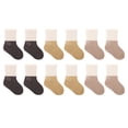 thumbnail image 1 of Calcetines de tubo medio a juego de colores para bebés de otoño e invierno, calcetines de dibujos animados sin hueso para bebés para niños pequeños, 1 of 5