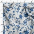 thumbnail image 2 of Soimoi Poly Taffeta Blue Fabric By the Yard - 56 Inch Wide -Floral & Leaf Floral Pattern Fabric - Botanical and Elegant Designs for Various Uses Printed Fabric, 2 of 6