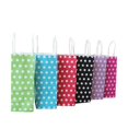 thumbnail image 4 of SASABAXI 6Pcs Portable Paper Bags with Polka Dot Print Comfortable Handles for Shopping, 4 of 8