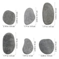 thumbnail image 2 of MasteelfCA Supvox 6PCS Beach Pebbles for Drawing 5-9m Mixed Stones for Painting Kids DIY Painting Rocks, 2 of 6