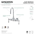 thumbnail image 2 of Wall-Mount Clawfoot Tub Faucet, Oil Rubbed Bronze, Tub Wall Mount CC1T5, 2 of 2