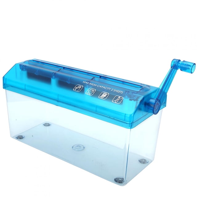 Shredder,Hand Shredder MINI Desktop Hand Shredder Paper Cut Shredder Meticulously Designed