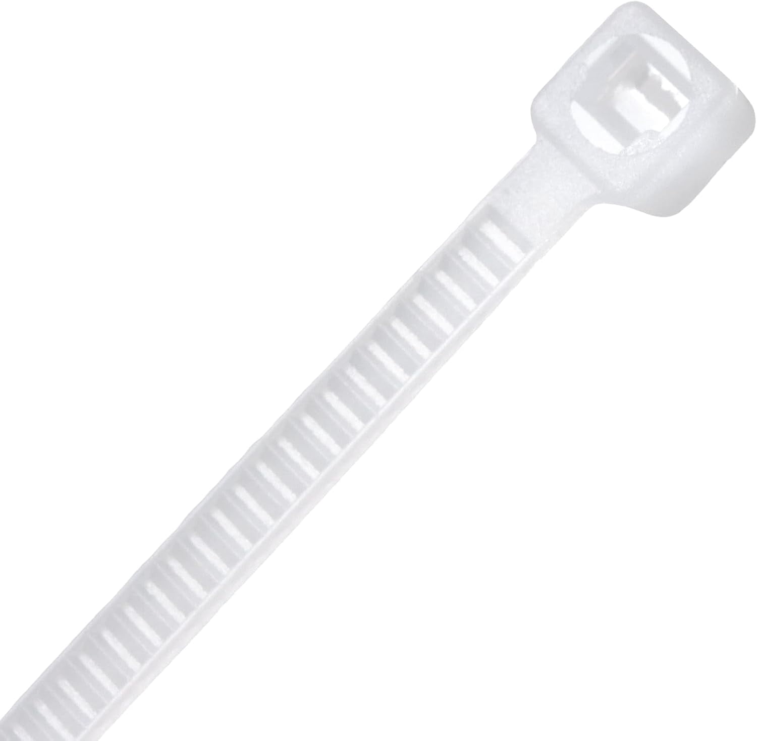 FEFEFW-4000 pcs 6 Inch White Nylon Cable Zip Ties,18LBS Tensile Strength Self-Locking Wire Organizer Straps for Server Room Cable Management, Auto Wiring