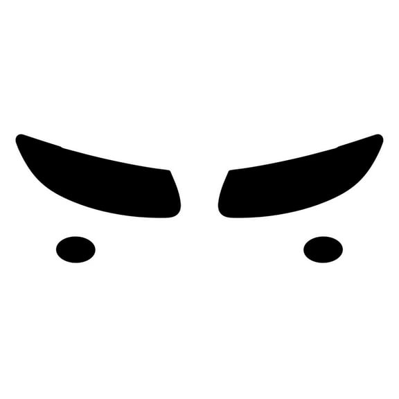 Rvinyl Headlight Tint Covers Compatible with Hyundai Santa Fe 2007-2012 - Smoke