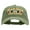Olive, variant on Iraq Veteran Ribbon Embroidered Washed Cotton Brass Buckle Cap - White OSFM