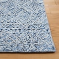 thumbnail image 3 of SAFAVIEH Textural Adrasteia Geometric Area Rug, Blue/Ivory, 3' x 5', 3 of 8