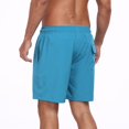 thumbnail image 4 of Mens Swim Trunks with Compression Liner 2 in 1 Quick Dry Bathing Suit Beach Shorts with Zipper Pockets, 4 of 7