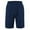 Navy, variant on Mlzmgr Mens Running Short with Pokcets Drawstring Elastic Waist Shorts Summer Workout Short Pants Solid Color