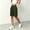 23d# Army Green, variant on Bermuda Shorts for Women Hiking Casual Elastic Waist Wide Leg Suit Tailored Shorts Summer Dressy Work Shorts with Pockets White XL