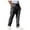 Dark Gray, variant on Cargo Pants Men Relaxed Fit Slim Fit Straight Leg Drawstring Elastic Waist Hiking Tactical Pants Mens Cargo Sweatpants with Pockets