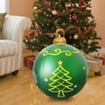 thumbnail image 4 of LSLJS Christmas Inflatable Ball Ornaments, Christmas Decorations, 23.6 inch Giant Christmas Tree Inflatable Decorated Ball, Santa Deer Picture Xmas Theme Baubles Sphere Hanging Pendant for Outdoor, 4 of 5