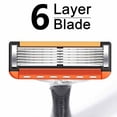 thumbnail image 5 of 48-Piece Men's Razor Blade Replacement Set with Free Handle - Ultra Sharp Stainless Steel Blades for Smooth Shaving, Long Handle Double Edge Razor Blades, Travel Carry Handling Manual Shaver(24pcs), 5 of 8