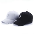 thumbnail image 3 of Gorra de béisbol coreana de primavera y verano para mujer, gorra de hip-hop para hombre, gorra informal de estilo británico para estudiantes, gorra de calle con aro de hierro, 3 of 6