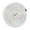 A010- White With Multicolor Thread, variant on Cotton Rope Woven Placemat Heat Resistant Colorful Sew 7.1 Inch Round Table Pad For Kitchen Dining 1 Pack