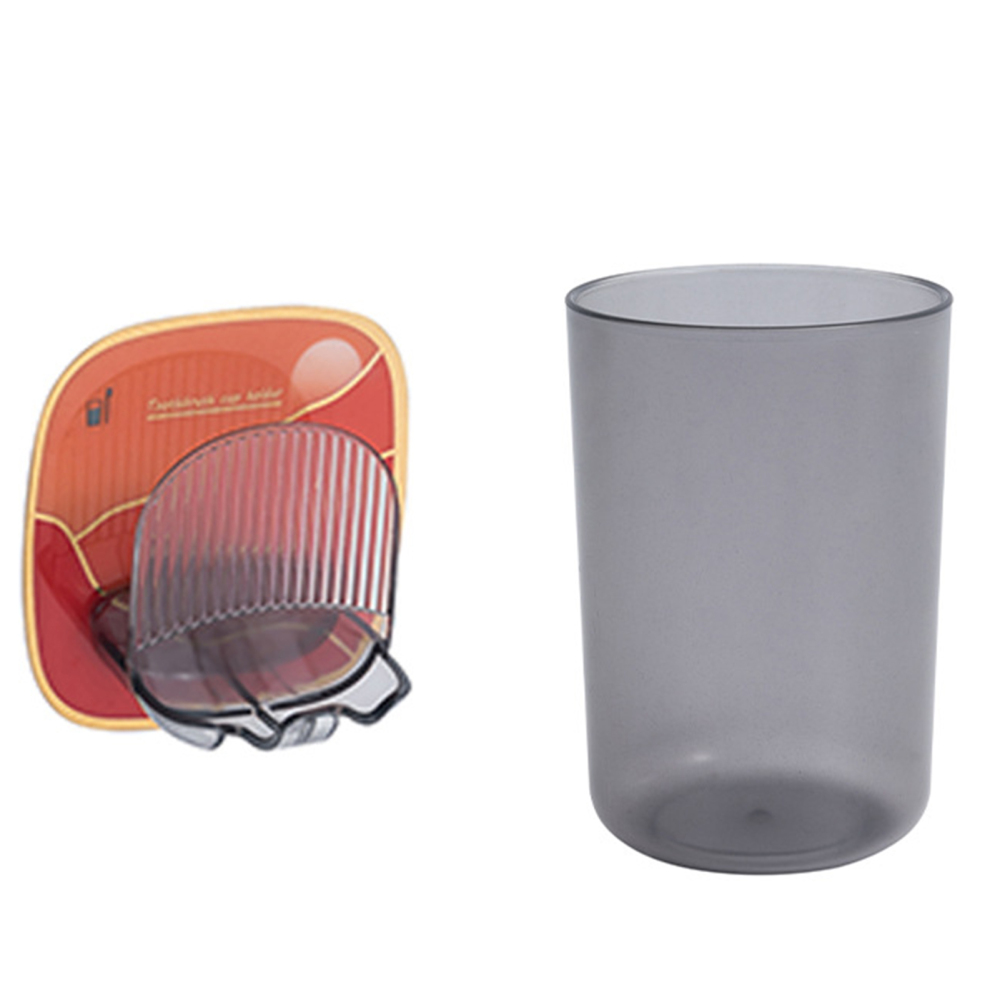 Toothbrush Holders Wall Mounted Mouthwash Cup Holder for Bathroom