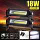 thumbnail image 2 of RV 2 uds luz LED de trabajo para coche COB 9W mini pequeña fila reacondicionada foco luz de circulación diurna luz auxiliar para motocicleta Rojo Verde, 2 of 5