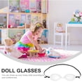 thumbnail image 2 of 4 Pcs Doll Mini Swimming Goggles Decor Toys Doll Eyeglasses Doll Eyewear Dollhouse Swim Goggle Mini Glasses, 2 of 6