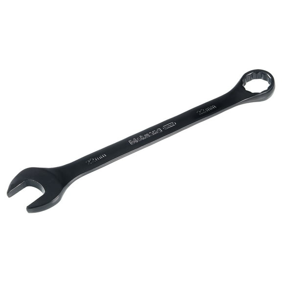 Metric 22mm 12-Point Combination Wrench Black Electrophoresis Coating, Cr-V