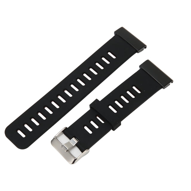 Adjustable Silicone Smart Watch Strap With Metal Buckle