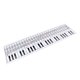 thumbnail image 4 of Gráfico de Teclado Eléctrico, Tarjeta de Referencia de Piano Práctica de Digitación Resistencia de Raserrisos Notas de Música Transparente para 61 CLAVE 88 PIANOS DE LLAVE, 4 of 7
