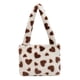 thumbnail image 1 of Moda Vagabundo Bolso De Felpa Bolso De Mano Monedero Corazón Bandolera Para Vacaciones Marrón Sunnimix Monedero de hombro para mujer, 1 of 8