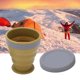 thumbnail image 1 of COPA RECRÁCTILL DE SILICONA DE VIAJE, TAZAS PLEGABES -40 C A BAJA TEMPERATA REUTILIBLE PARA ACAMPAR PARA AL AIRE LIBRE, 1 of 7
