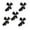 Black, variant on UDIYO 5Pcs Nail Ornaments Faux Pearl Design Vivid Color Plastic All-Purpose 3D Bow-knot DIY Nail Art Decorations Nail Accessories