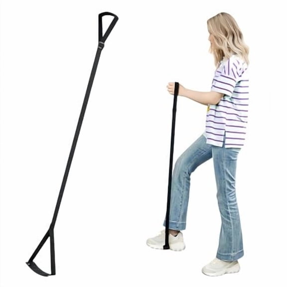 Rigid Leg Lifter for After Knee Surgery,Extra Long Leg Lifters for Elderly,Adjustable Leg Lifter Strap for After Hip Replacement,Limited Mobility,Foot Lifter Aid for Bed,Car,Wheelchair
