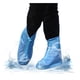 thumbnail image 3 of Fundas impermeables para zapatos para lluvia, fundas antideslizantes para zapatos con control de arena, botas de nieve reutilizables con suela de goma de PVC (XL, azul), 3 of 5