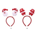 thumbnail image 4 of Naiovety Cinta de pelo portátil para niños pequeños de Navidad, bonita diadema de dibujos animados, disfraz de fiesta, tocado, accesorio de Kits de decoración para fiestas Papá Noel Naiovety HA069509-01, 4 of 6