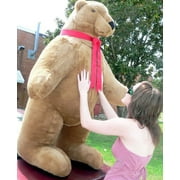 American Made Giant Brown Bear 60 Inches Soft Big Plush Bear Made in USA