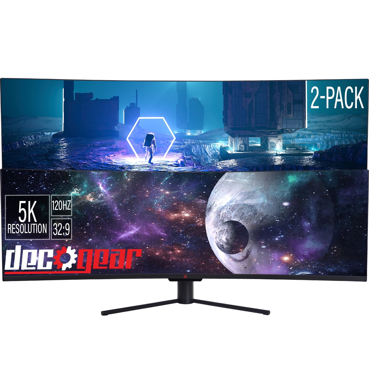 Deco Gear 49" Curved Ultrawide 5K Gaming Monitor, 329, 120 Hz, 101