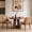 Brown, variant on 19.7" W Faux Leather Dining Chairs Set of 2, Modern Upholstered Kitchen Chairs with Solid Wood Legs, Easy Clean, Brown