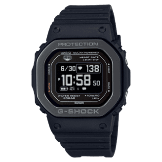 Casio G-SHOCK GXW-56-1A Men's Radio Solar Watch, Black Resin