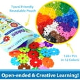 thumbnail image 4 of Brain Flakes Starter Set Multicolor (12 colors) - 120 Pieces - Resealable Pouch, 4 of 6