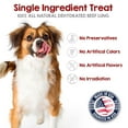 Riley's Beef Lung Dog DHF10 Treats Made in USA USA Sourced Single