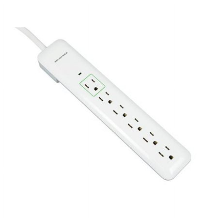 UPC: 0844660091981 | MonoPrice 6 Outlet Slim Surge Protector 9198