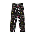 thumbnail image 4 of Xecao Colorful Geometry Men's Straight Lounge Pajama Pants: The Ultimate in Comfortable Sleepwear, 4 of 9