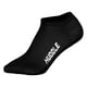 thumbnail image 2 of HUDDLE Calcetines sneaker unisex, pack de 6 - Basic, logo, Sneaker, calcetines deportivos, color liso Negro 39-42, 2 of 3