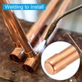thumbnail image 5 of Uxcell 1/2 Inch ID Copper Pipe End Cap, 4 Pack Copper Fitting Cap Sweat Plug Solder Connection for HVAC, Air Conditioner, 5 of 6