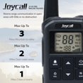 thumbnail image 3 of Walkie Talkie Joycall JF-22 de largo alcance recargable negro, 3 of 7