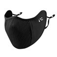 thumbnail image 2 of QSAWXQZ Unisex Reusable Face Mask Ribbed Breathable Lightweight Adjustable Ear Loop Cover Free Size, 2 of 6