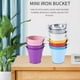 thumbnail image 2 of 12pcs for Flowers Mini Buckets Metal Table Decoration (Random Color), 2 of 5