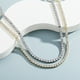 thumbnail image 2 of Joyería de Hip Hop de 3mm, 4mm y 5mm, cadena de tenis de plata 925 personalizada, collar redondo de moissanita Vvs con, 2 of 4