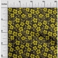 thumbnail image 1 of oneOone Cotton Flex Fabric Leaves & Floral Artistic Printed Fabric 1 Yard 40 Inch Wide, 1 of 4
