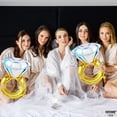 thumbnail image 3 of KatchOn, Huge Diamond Ring Balloons - 26 Inch, 2 Pieces | Wedding Ring Balloon for Bridal Shower Decorations | Bachelorette Party Decorations | Diamond Balloons for Engagement Party decorations, 3 of 4