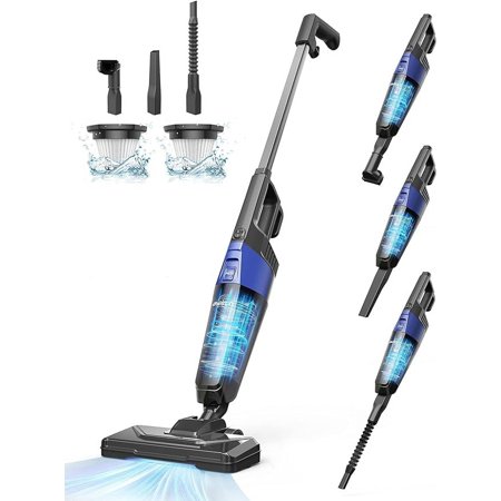 Pre-Owned Aspiron Corded Stick Vacuum Cleaner Floor Small Vacuum Cleaner AS-CA025 - Blue (Fair)