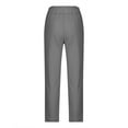 thumbnail image 5 of Aloohaidyvio No Boundaries Pants for Women,Fashion Women Plus Size Casual Solid Elastic Waist Pocket Loose Pants, 5 of 6